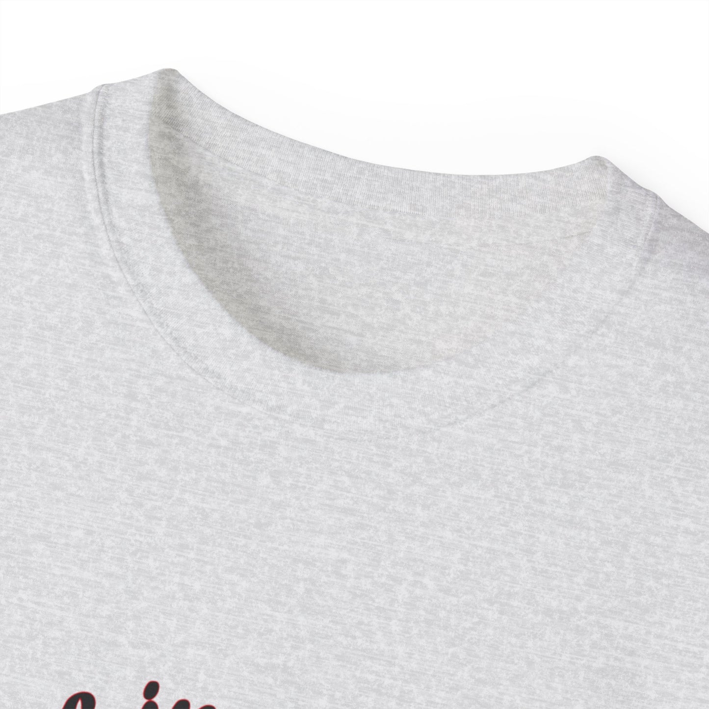 Heart at My Feet Unisex Ultra Cotton Tee - Perfect Gift for Dog Lovers