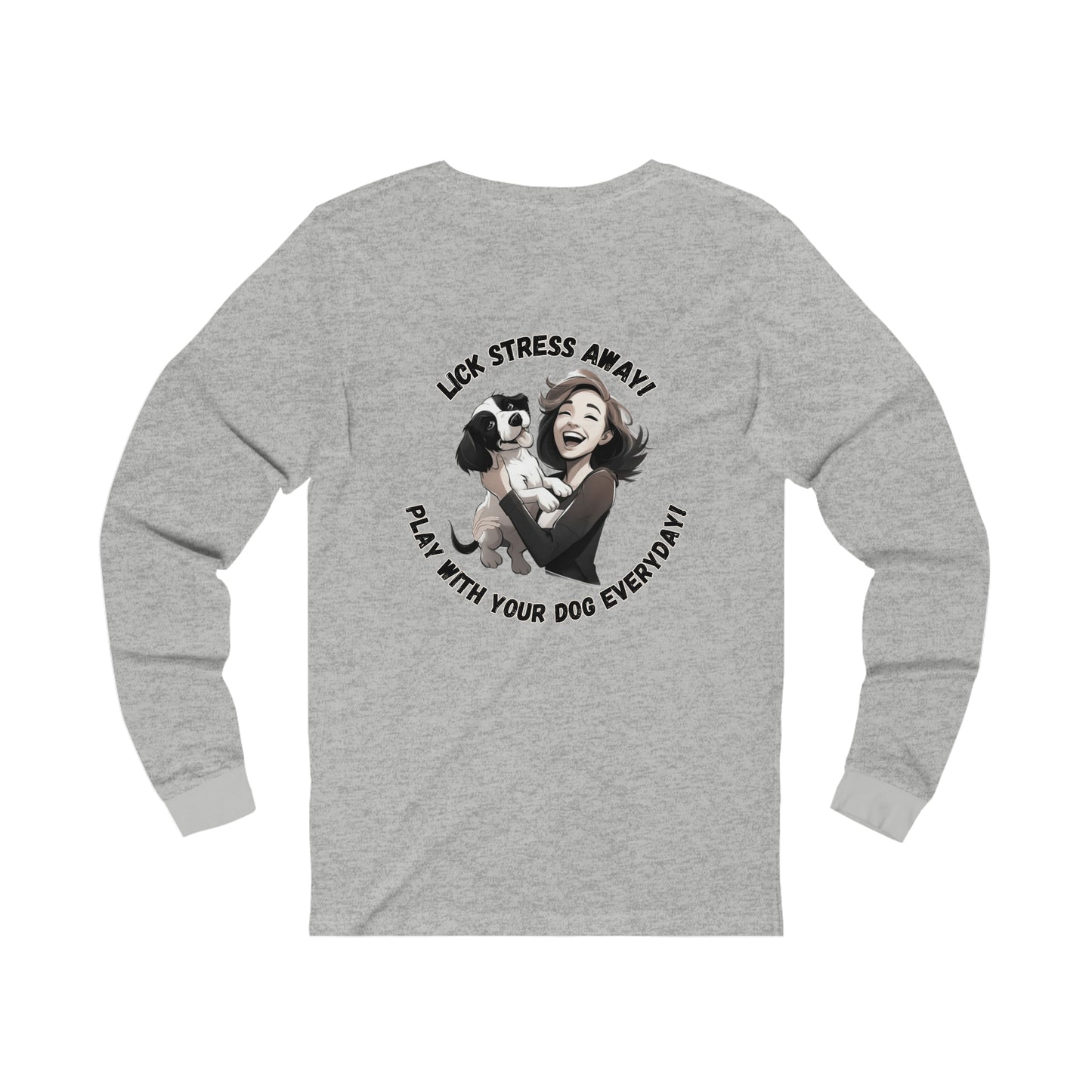 Lick Stress Away Unisex Jersey Long Sleeve Tee