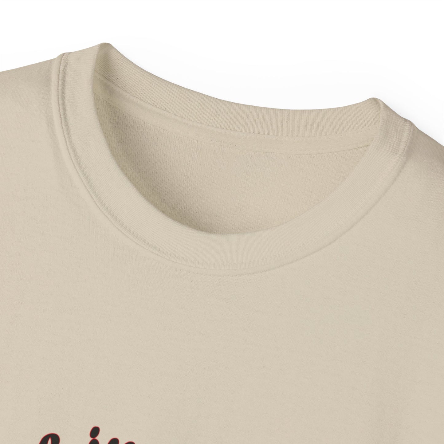 Heart at My Feet Unisex Ultra Cotton Tee - Perfect Gift for Dog Lovers