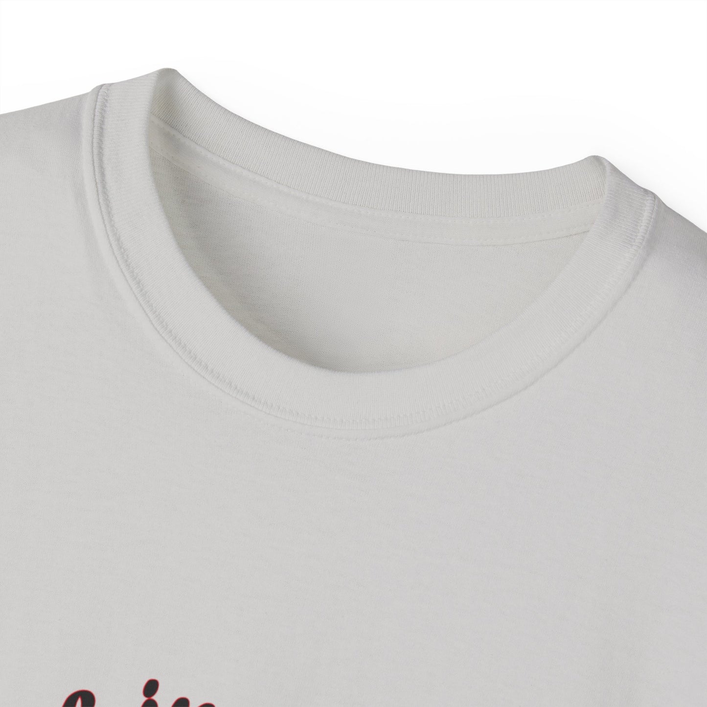 Heart at My Feet Unisex Ultra Cotton Tee - Perfect Gift for Dog Lovers