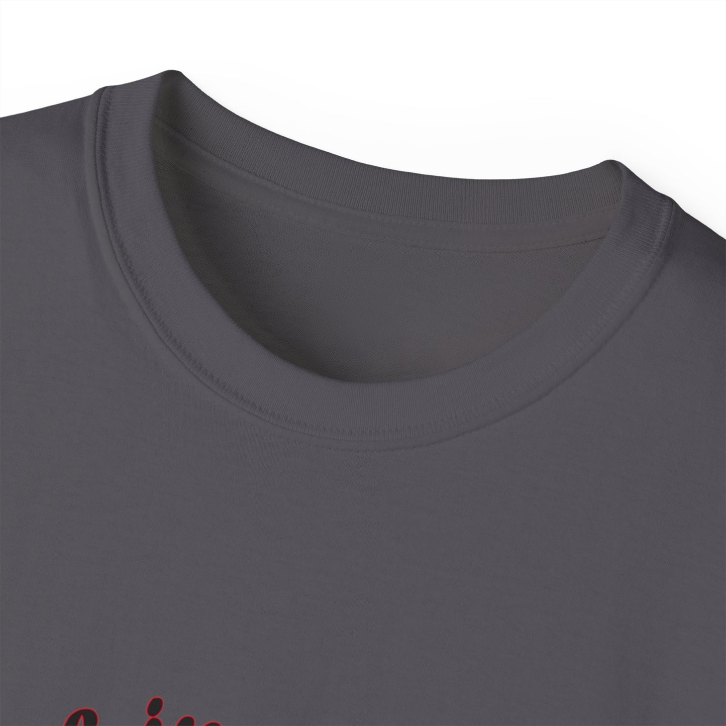 Heart at My Feet Unisex Ultra Cotton Tee - Perfect Gift for Dog Lovers