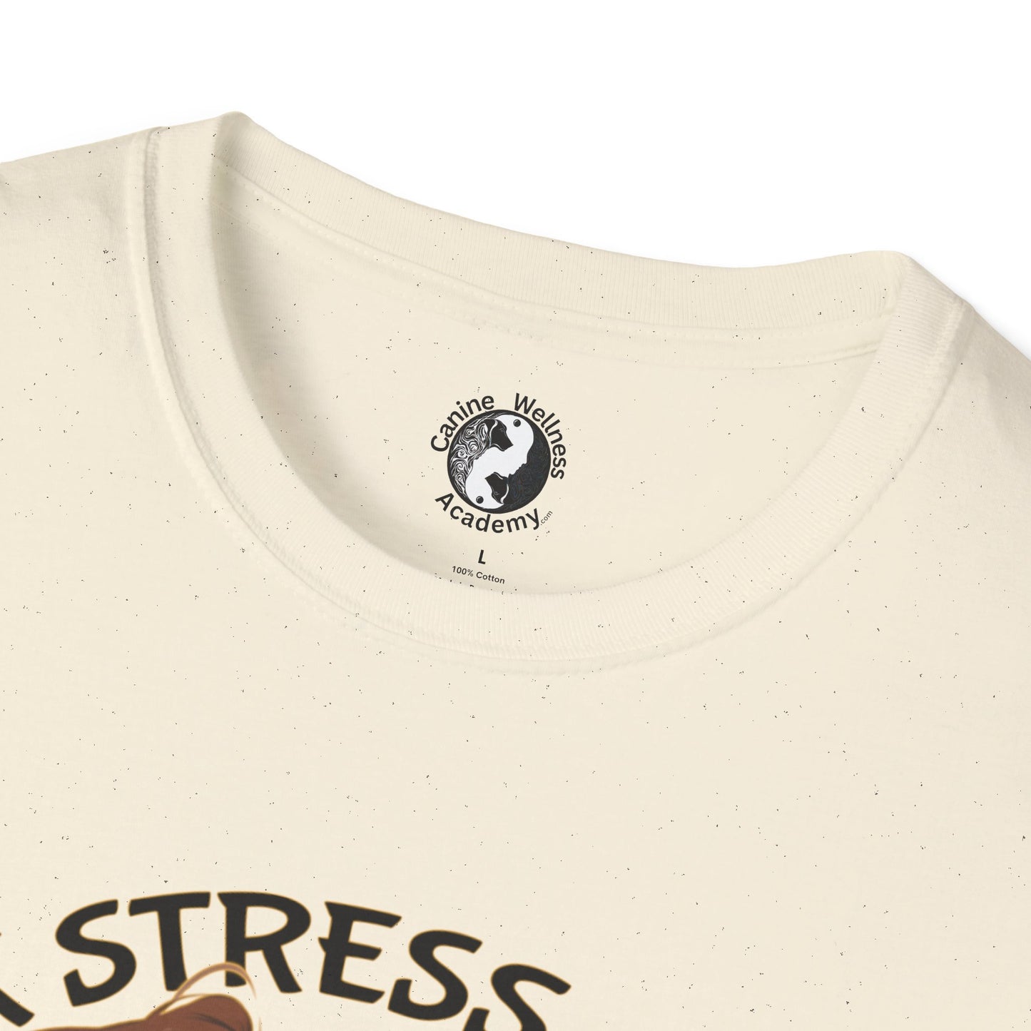 Cute Pet Lover T-Shirt "Lick Stress Away!' Dog Themed Tee