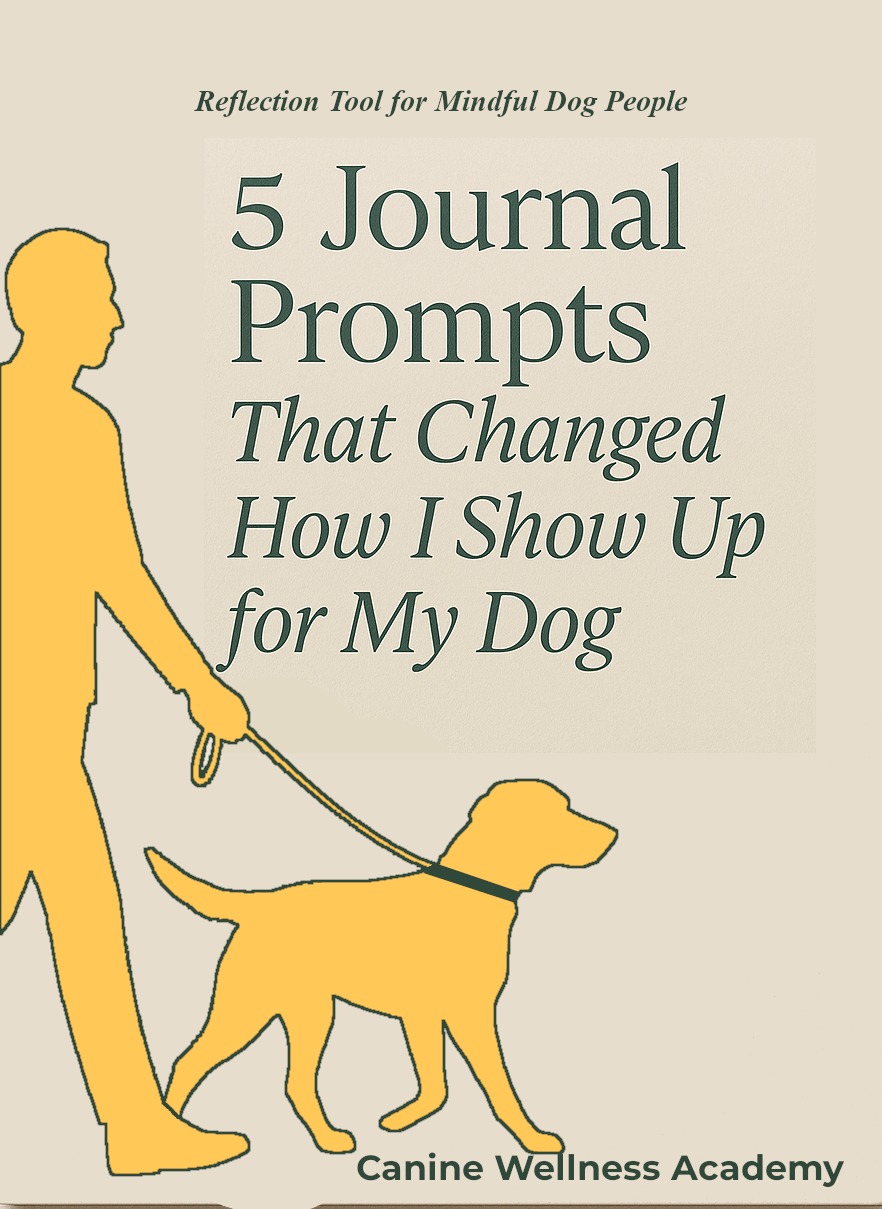 5 Journal Prompts That Changed How I Show Up for My Dog