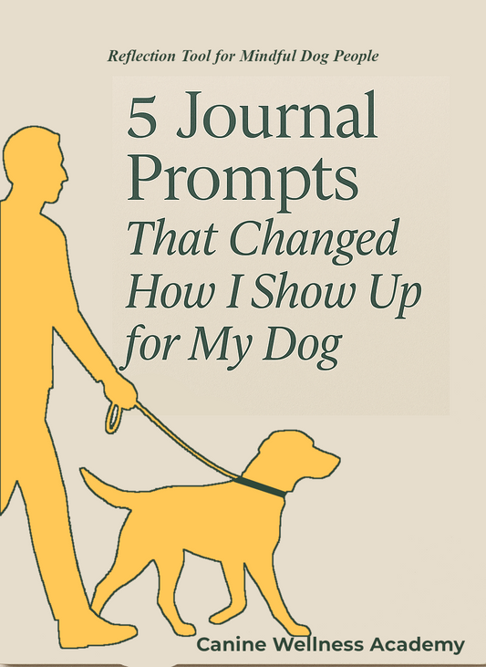 5 Journal Prompts That Changed How I Show Up for My Dog