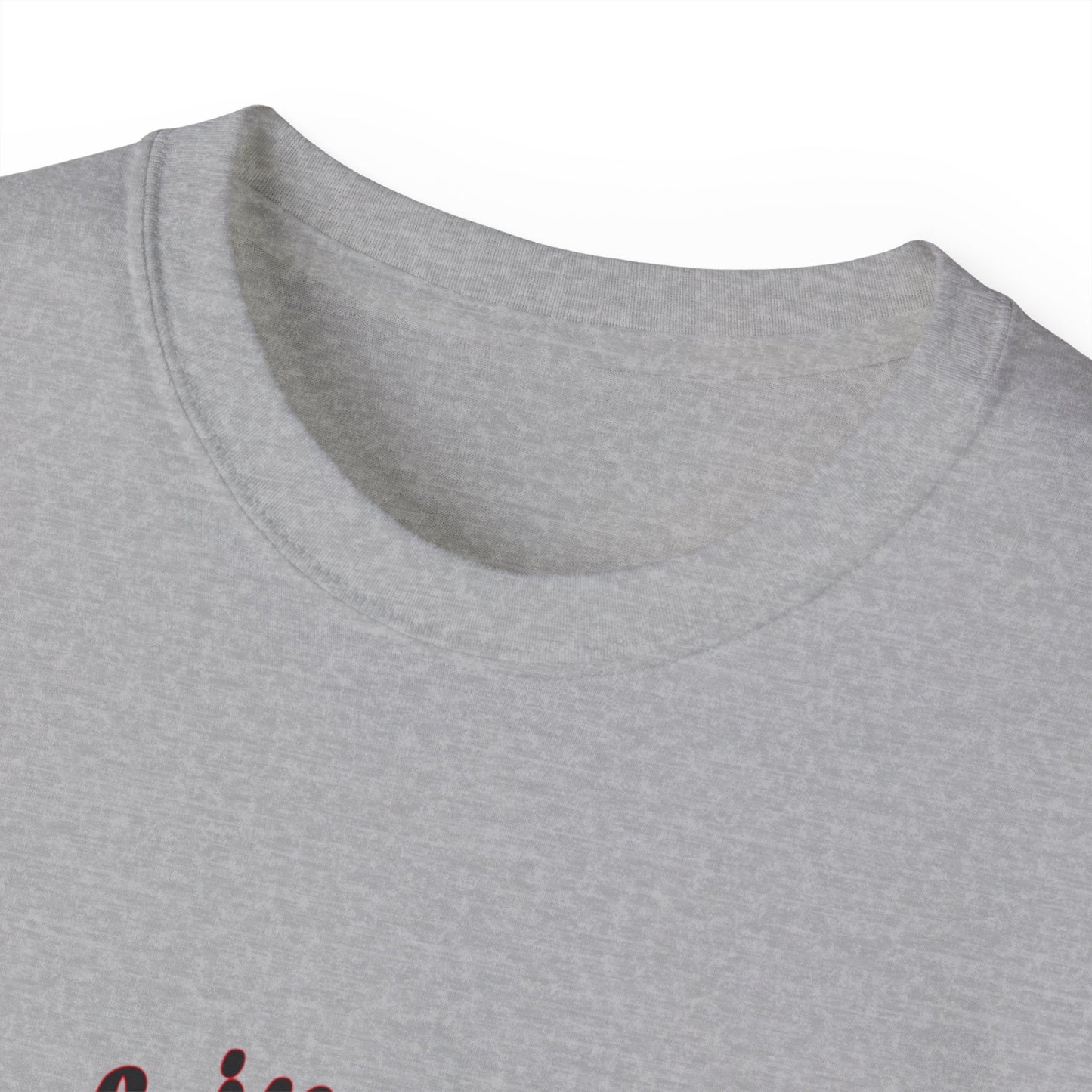 Heart at My Feet Unisex Ultra Cotton Tee - Perfect Gift for Dog Lovers