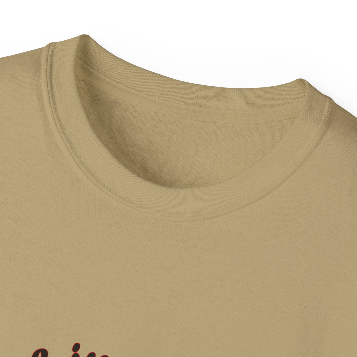 Heart at My Feet Unisex Ultra Cotton Tee - Perfect Gift for Dog Lovers