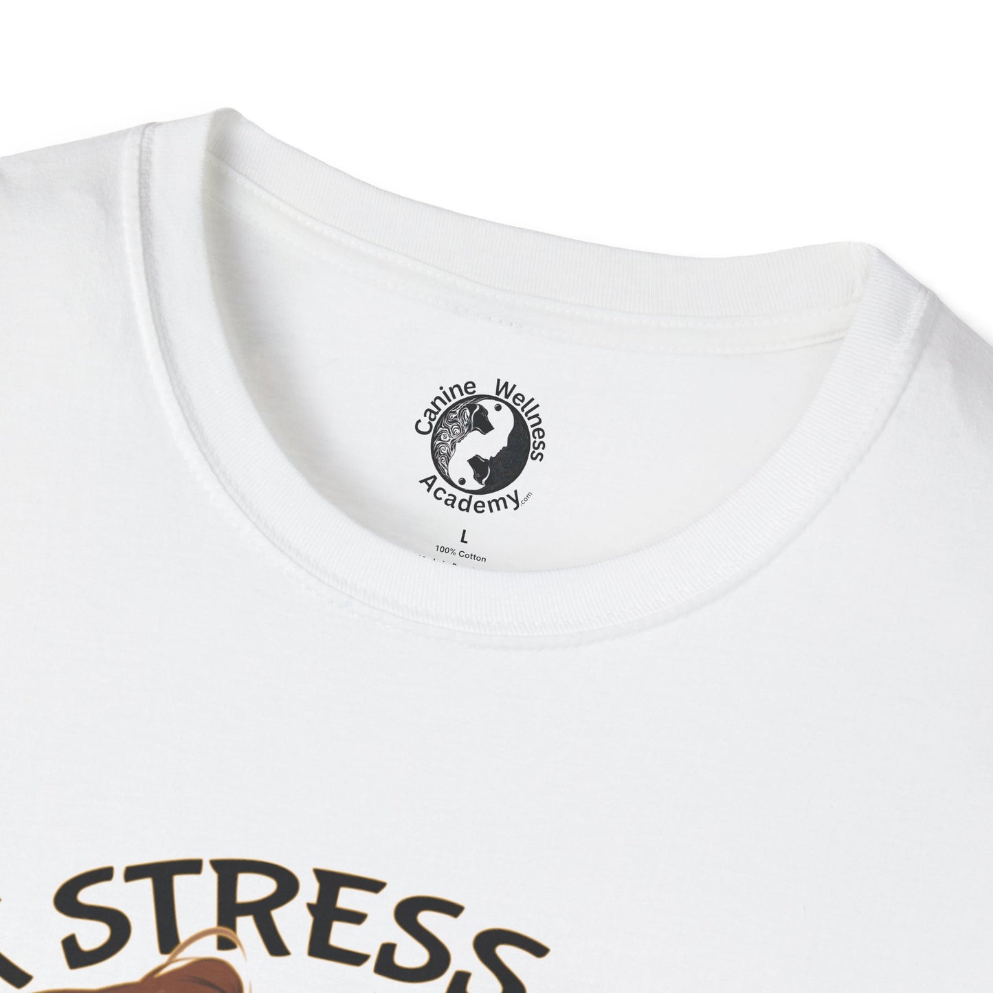 Cute Pet Lover T-Shirt "Lick Stress Away!' Dog Themed Tee