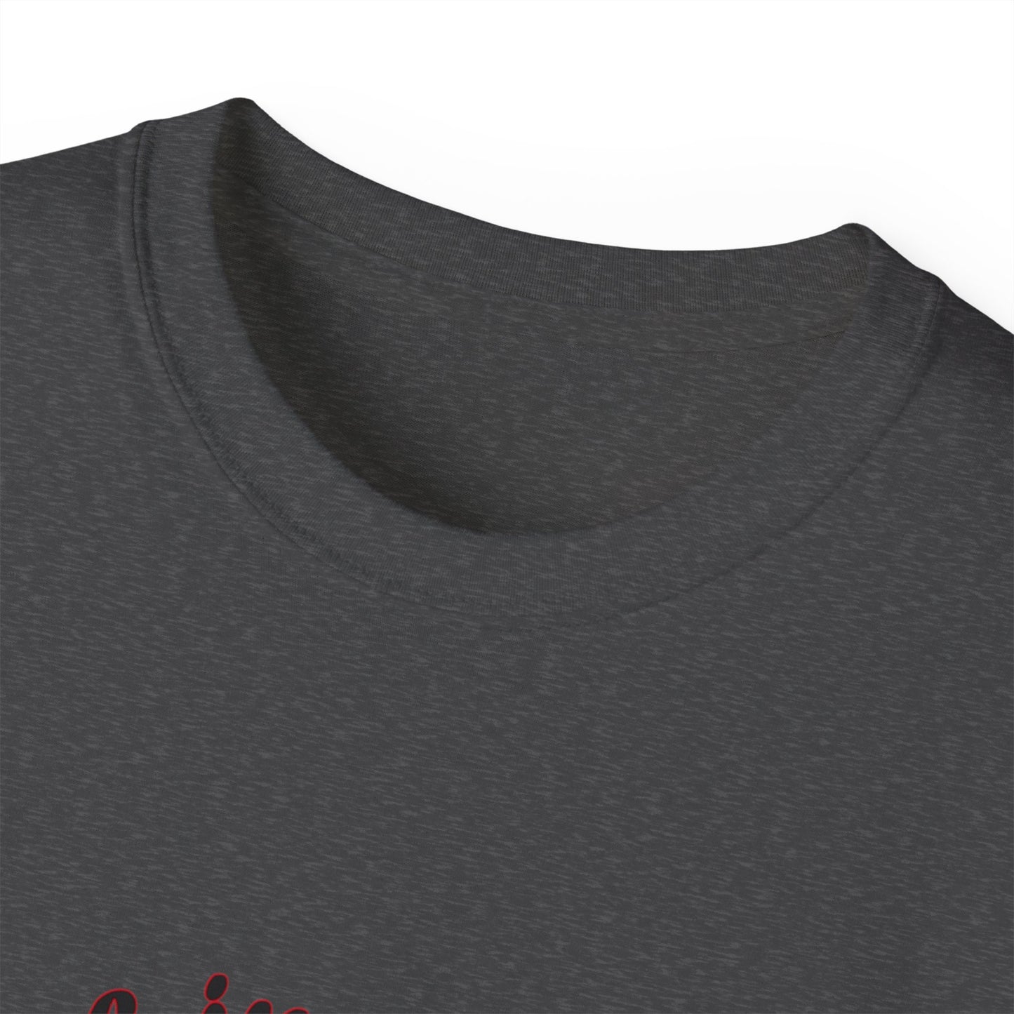 Heart at My Feet Unisex Ultra Cotton Tee - Perfect Gift for Dog Lovers