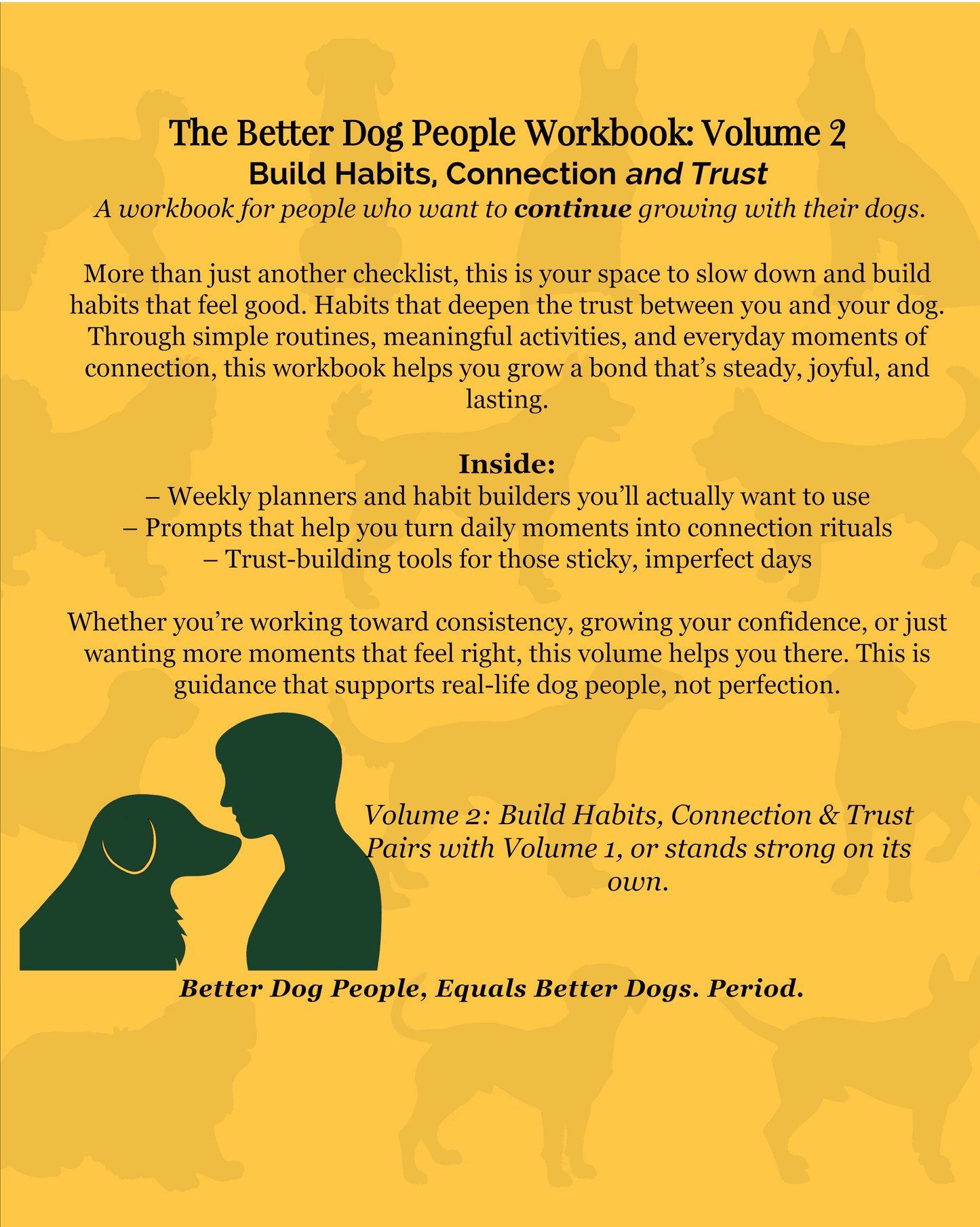 The Better Dog People Workbook: Volume 2 PDF