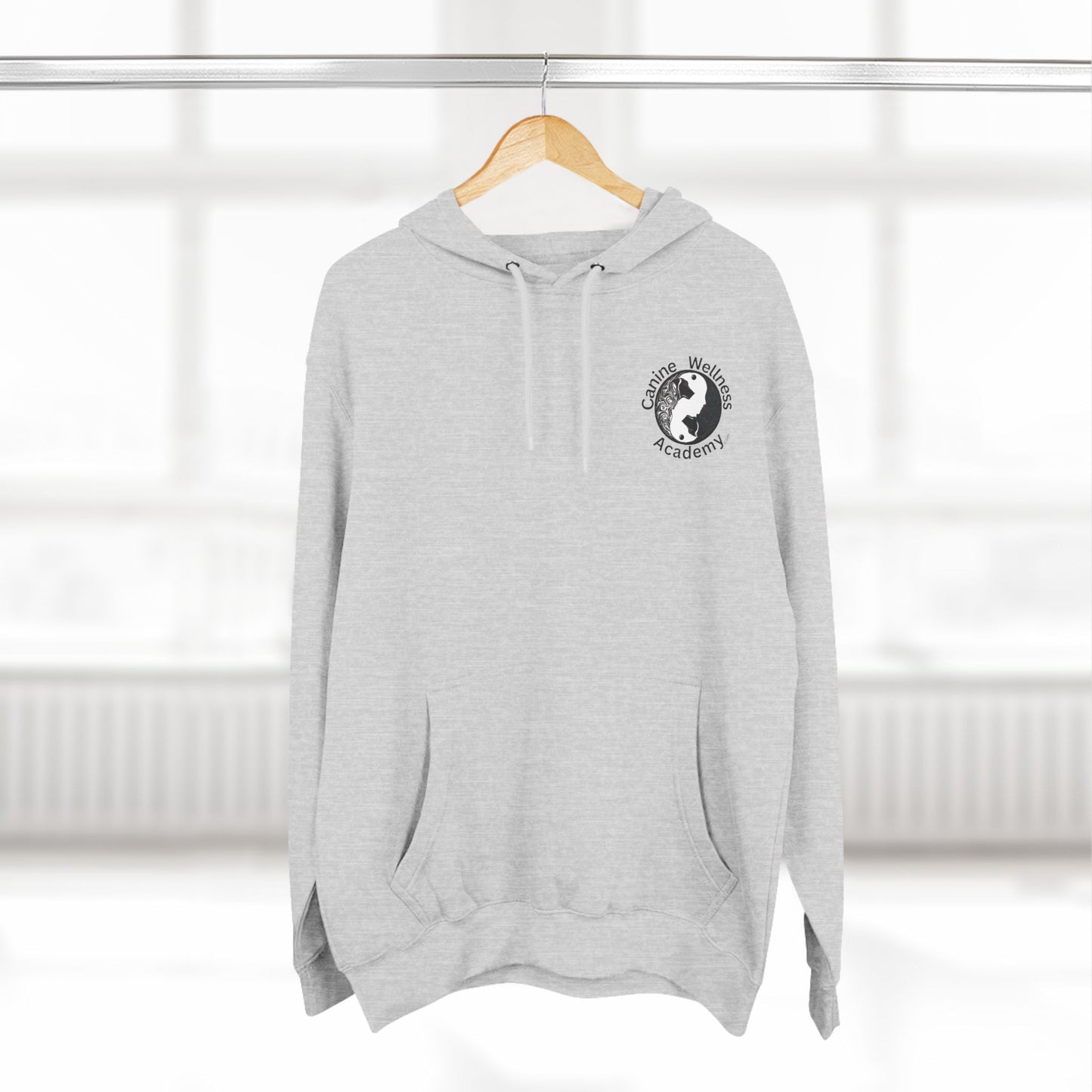 Roll Over Stress Three-Panel Fleece Hoodie