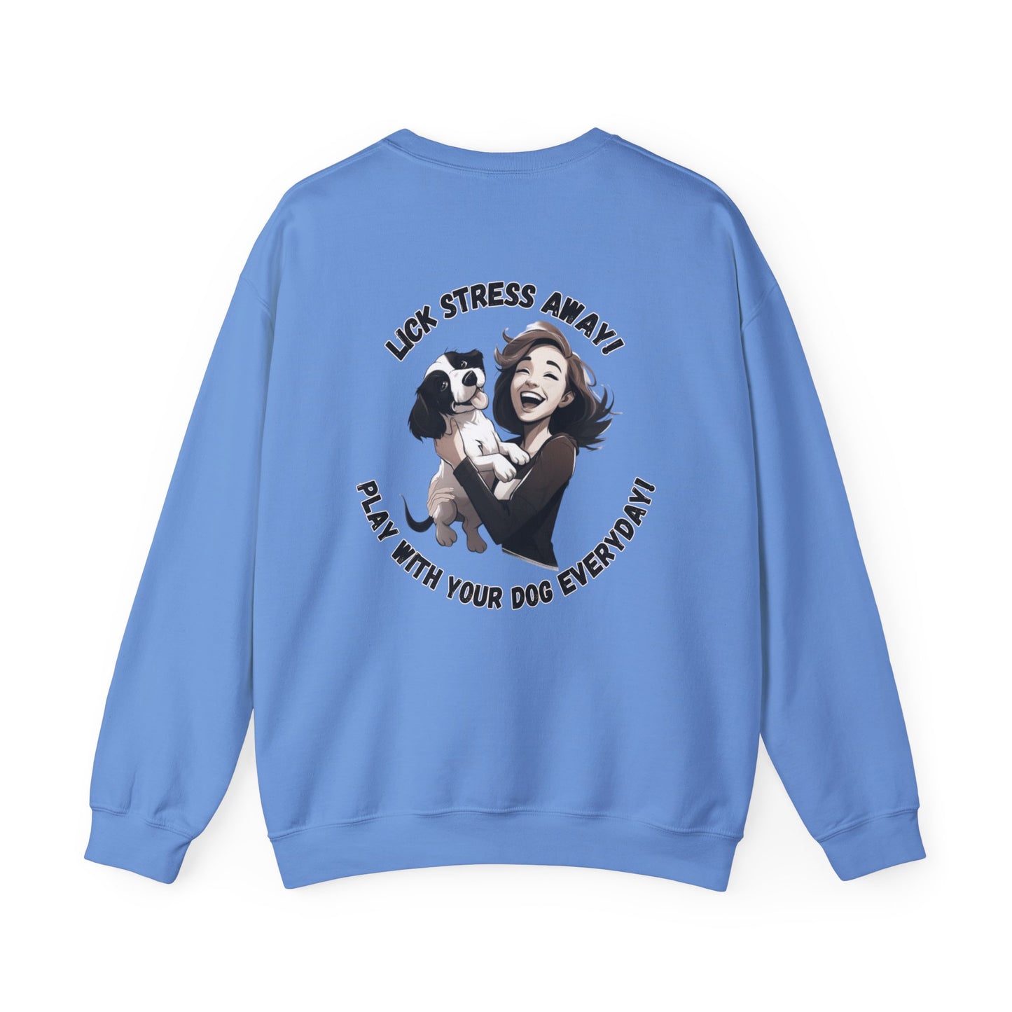 Unisex Lick Stress Away Crewneck Sweatshirt