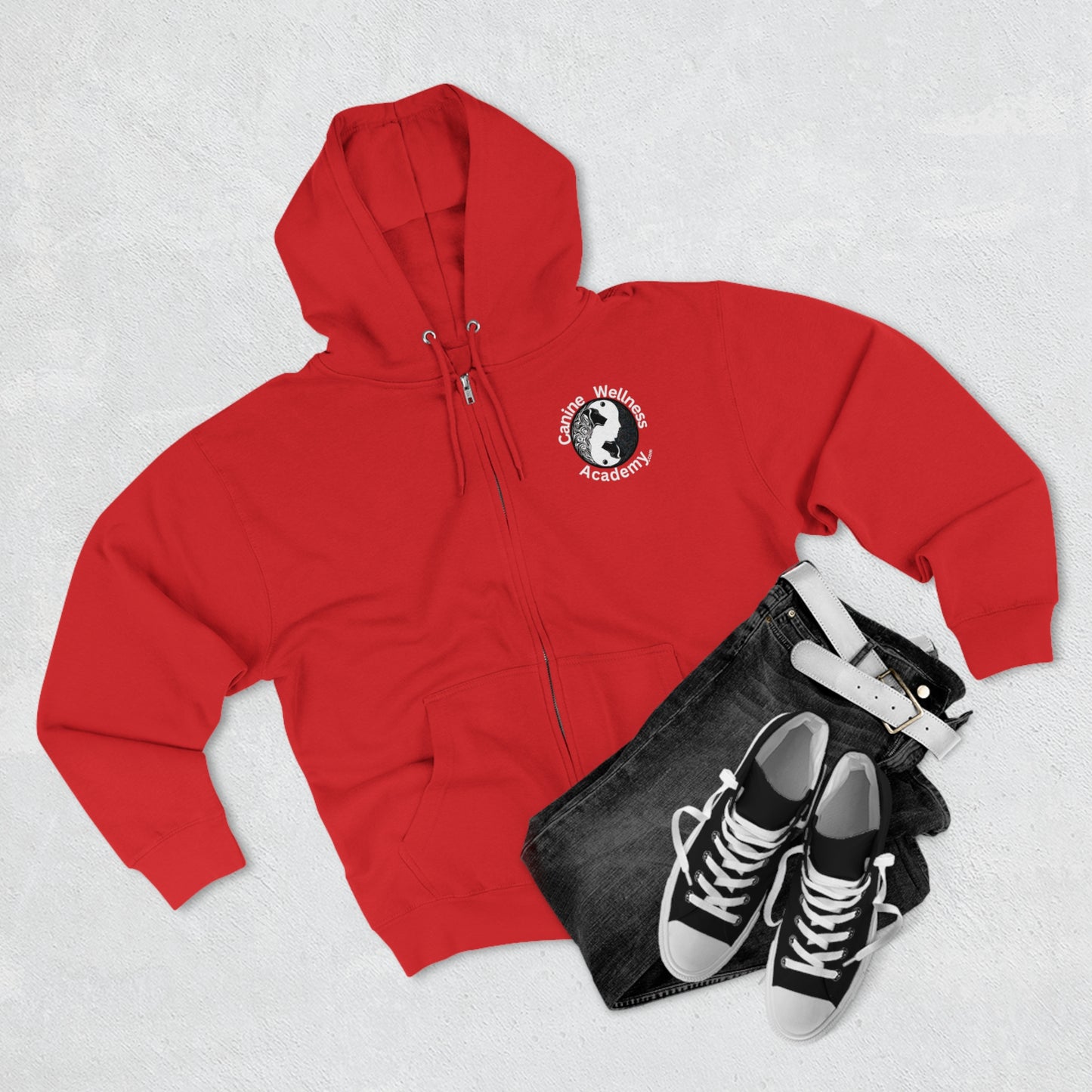 Leash in My Hand Unisex Zip Hoodie