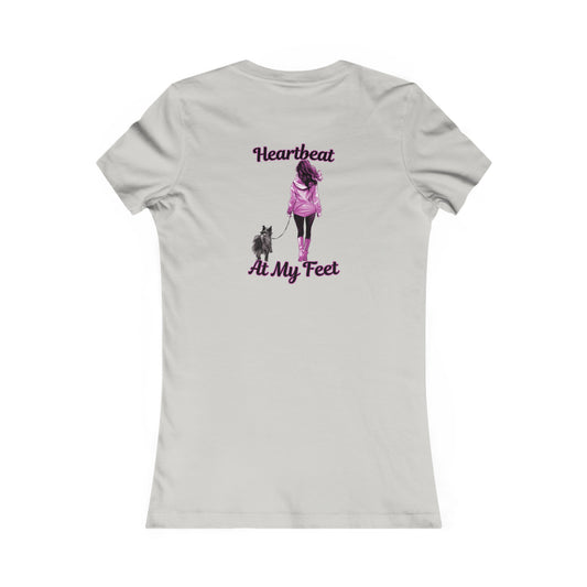 Heartbeat at my Feet Women's Favorite Tee