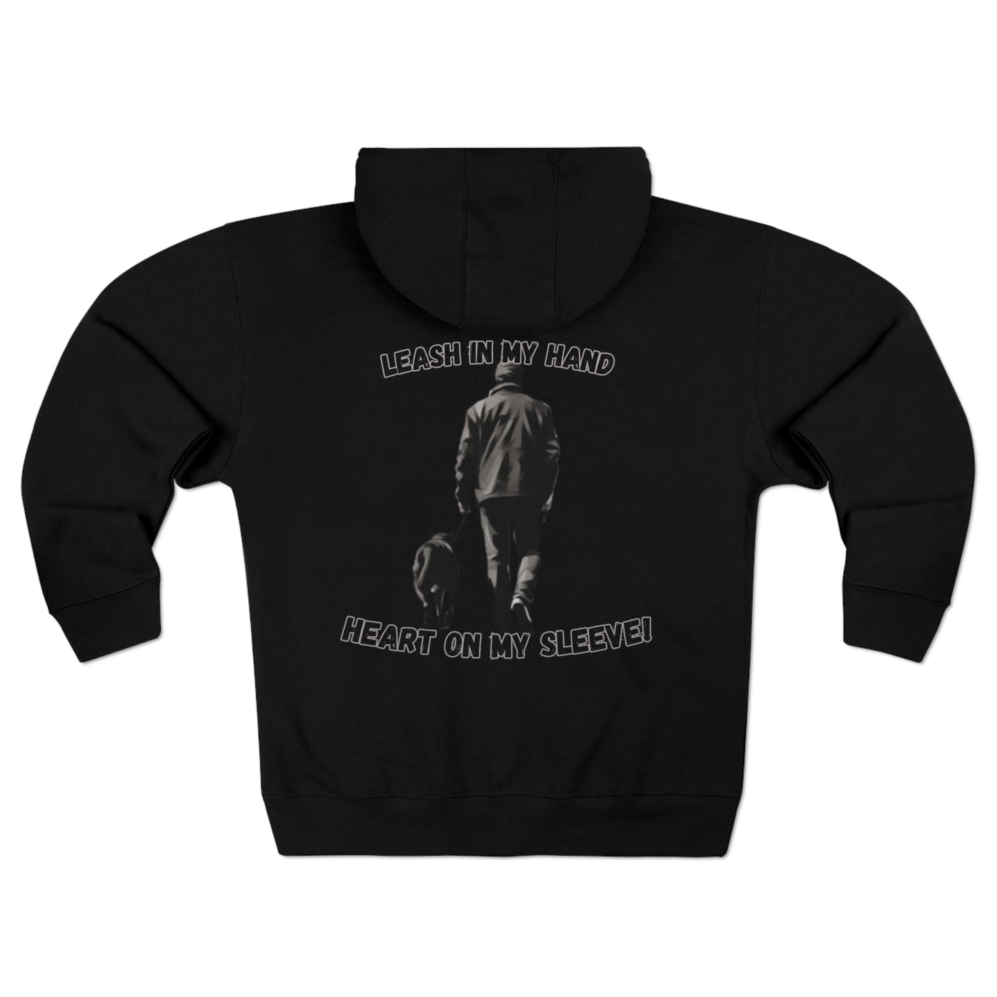 Leash in My Hand Unisex Zip Hoodie