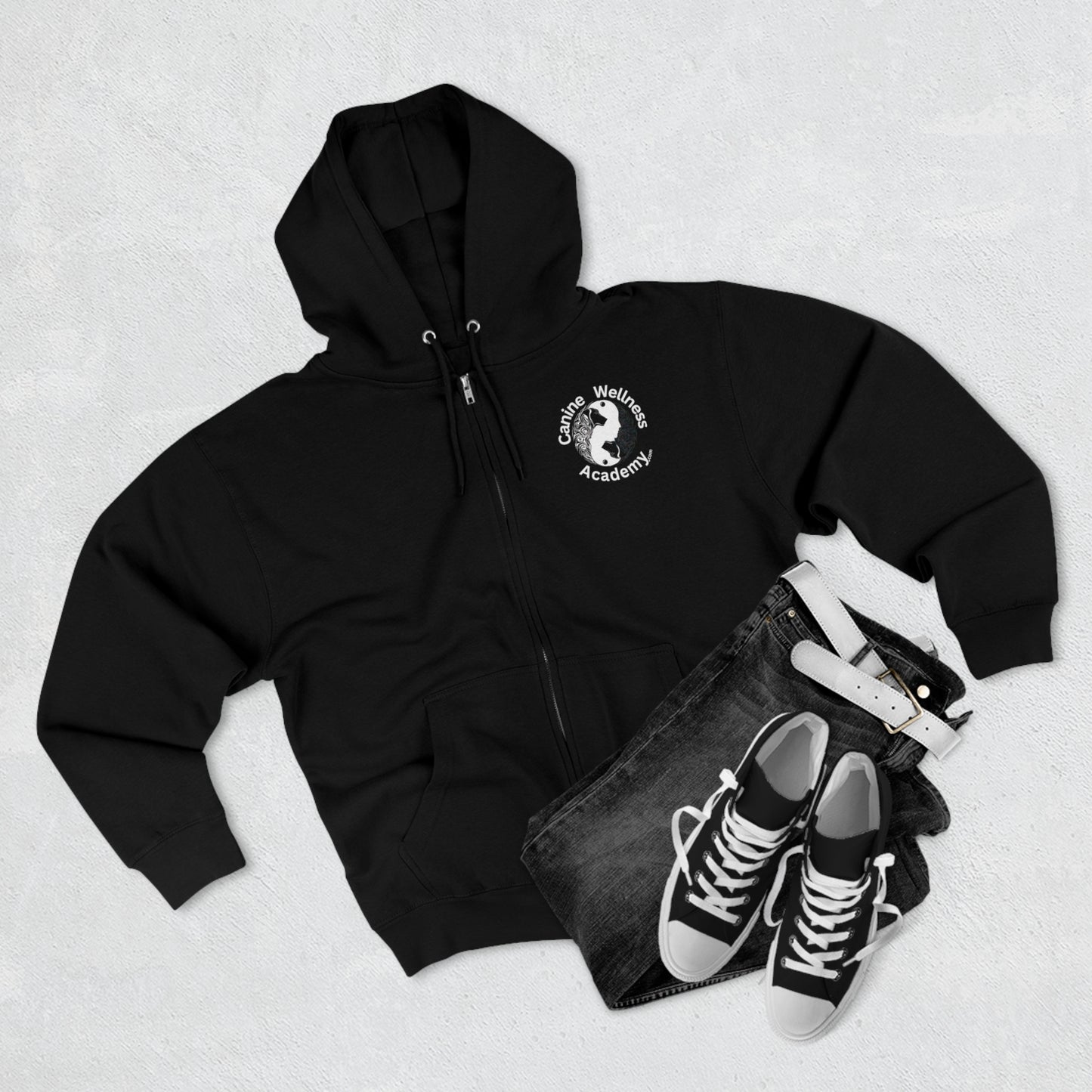 Leash in My Hand Unisex Zip Hoodie