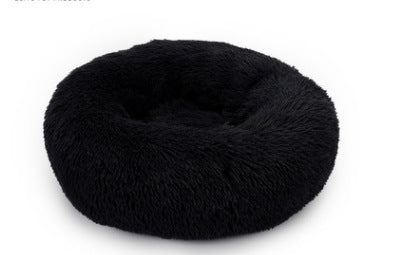 Warm Bolster Dog Bed w/Detachable Cover