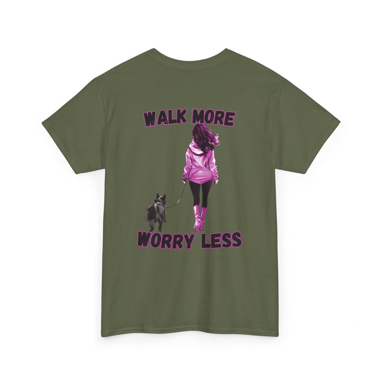 Walk More Unisex Heavy Cotton Tee