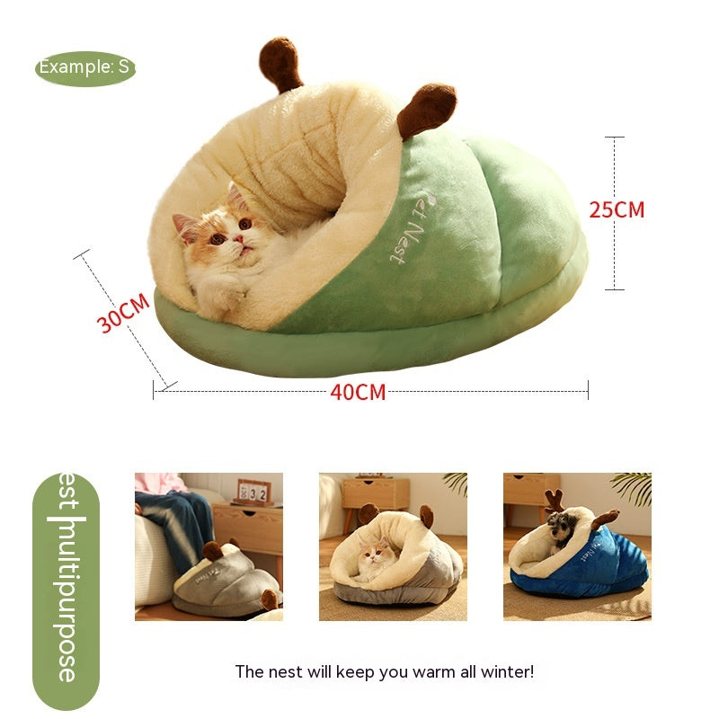 Dog Nest Bed Slipper for Small Dogs