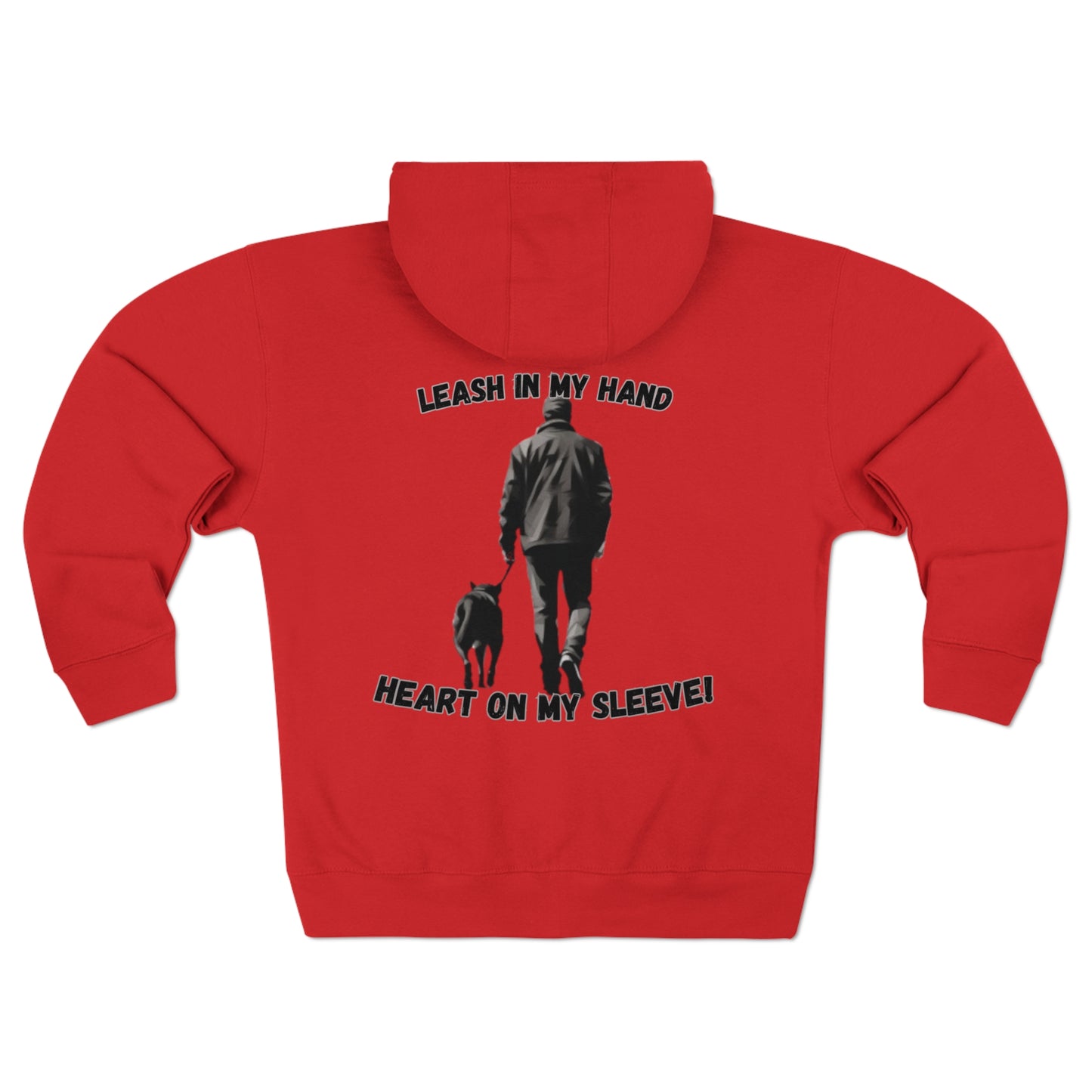 Leash in My Hand Unisex Zip Hoodie