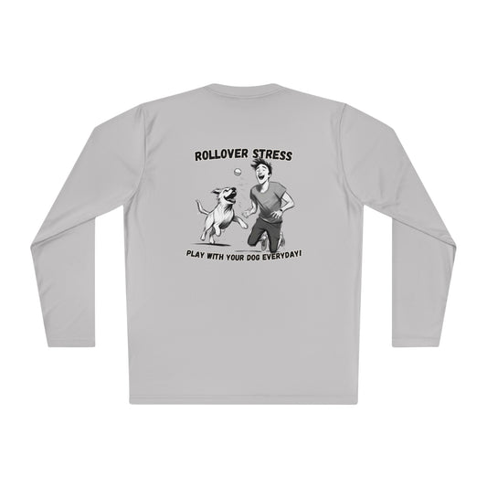 Rollover Stress Unisex Lightweight Long Sleeve T-Shirt