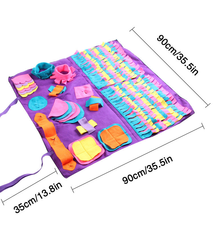 Slow Feeder Sniffing Mat for Dogs