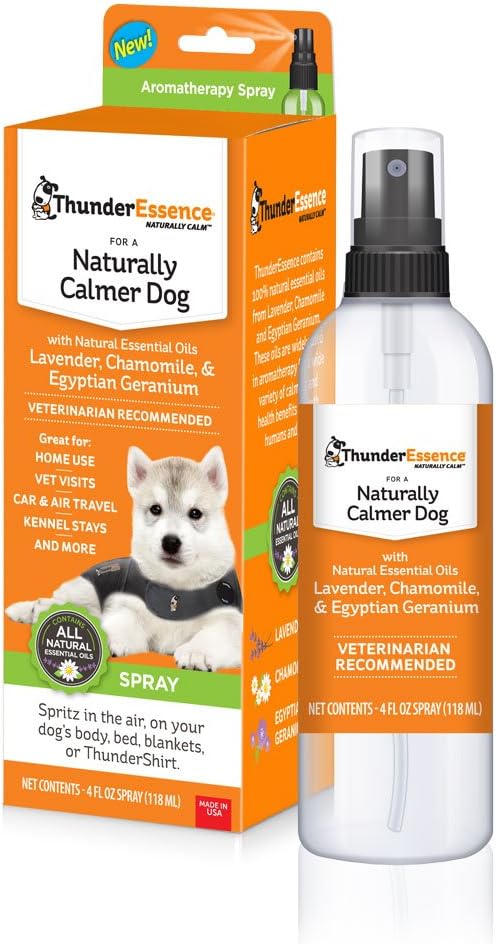 Dog Calming Essential Oil Thunder Anxiety Relief Medication Spray