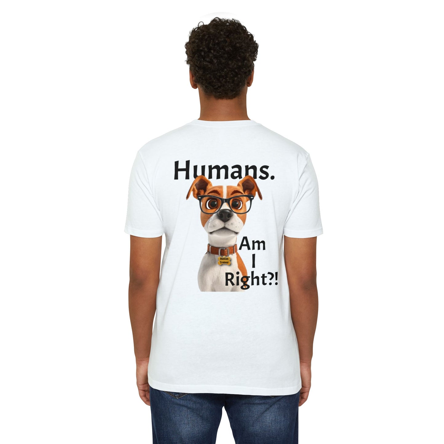 Jack Rustle Humans T Shirt White