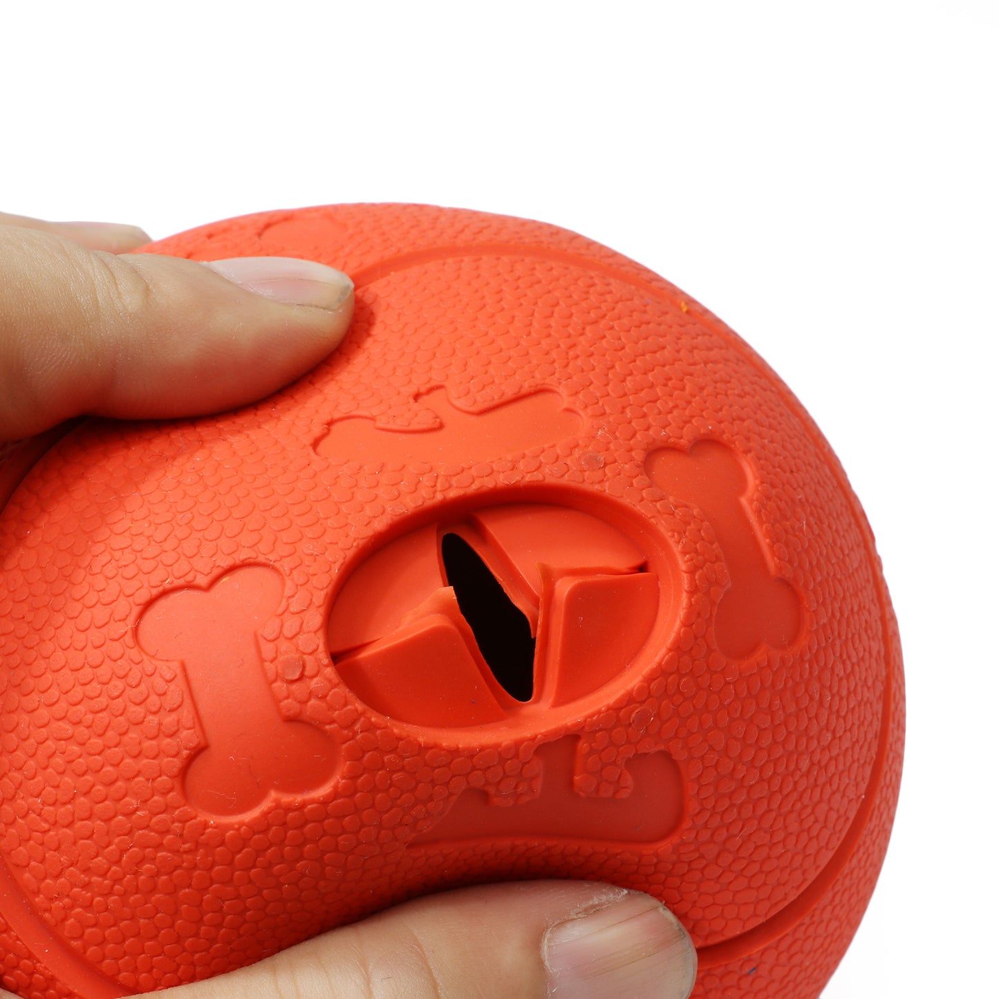 Dog Treat Rubber Ball Dispenser Puzzle