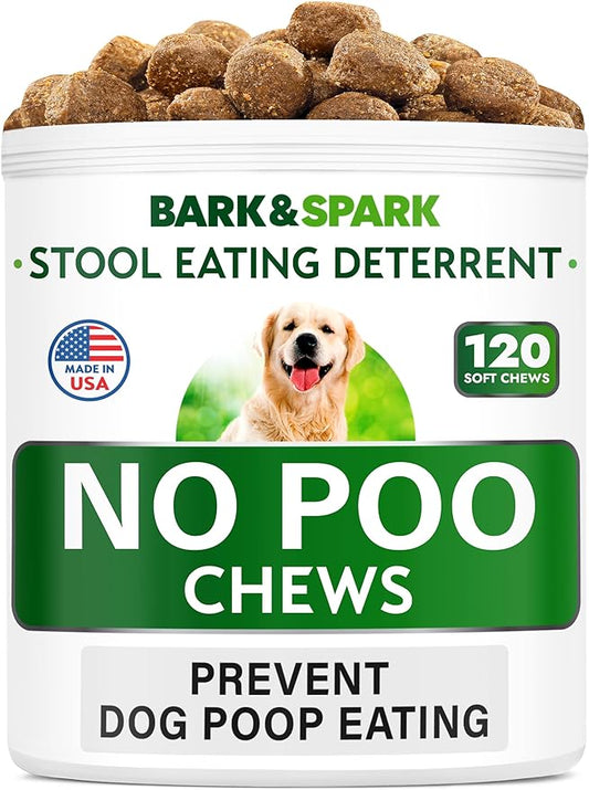 Stool Eating Deterrent for Dogs- No Poop Chews