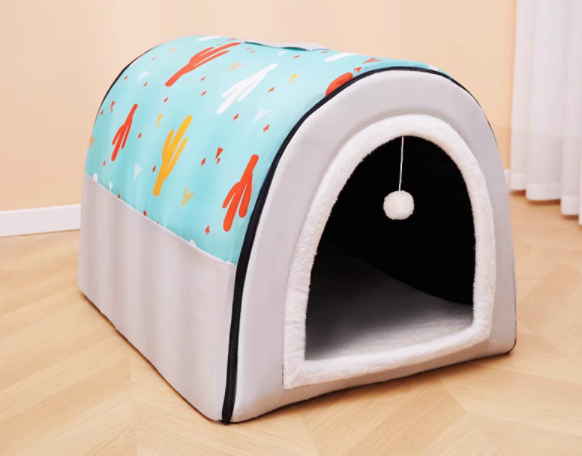 Indoor Dog House Kennel Privacy Bed for Dogs