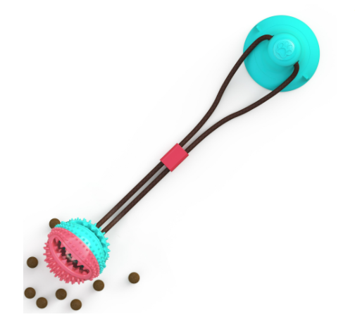 Treat Ball Tug Chew Toy Teeth Cleaner for Dogs