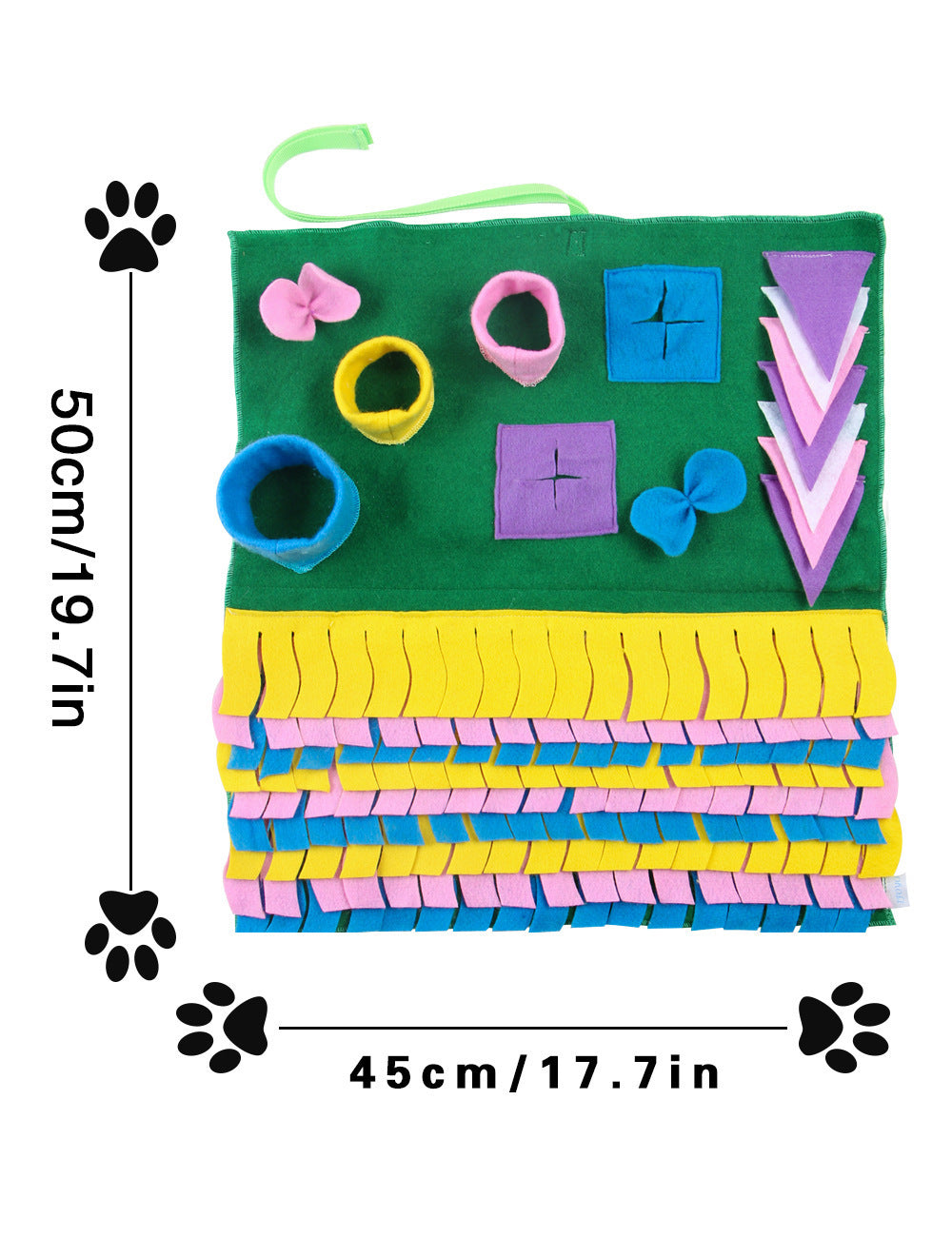 Slow Feeder Sniffing Mat for Dogs